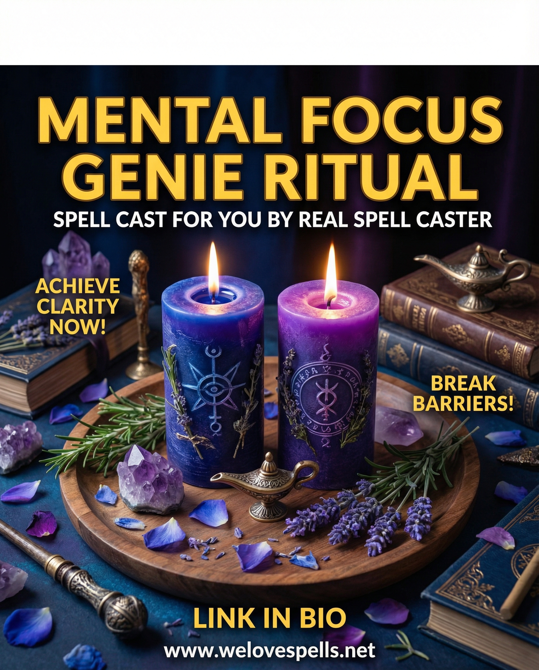 Unlock Laser Mental Focus with the Powerful “Genie” Ritual