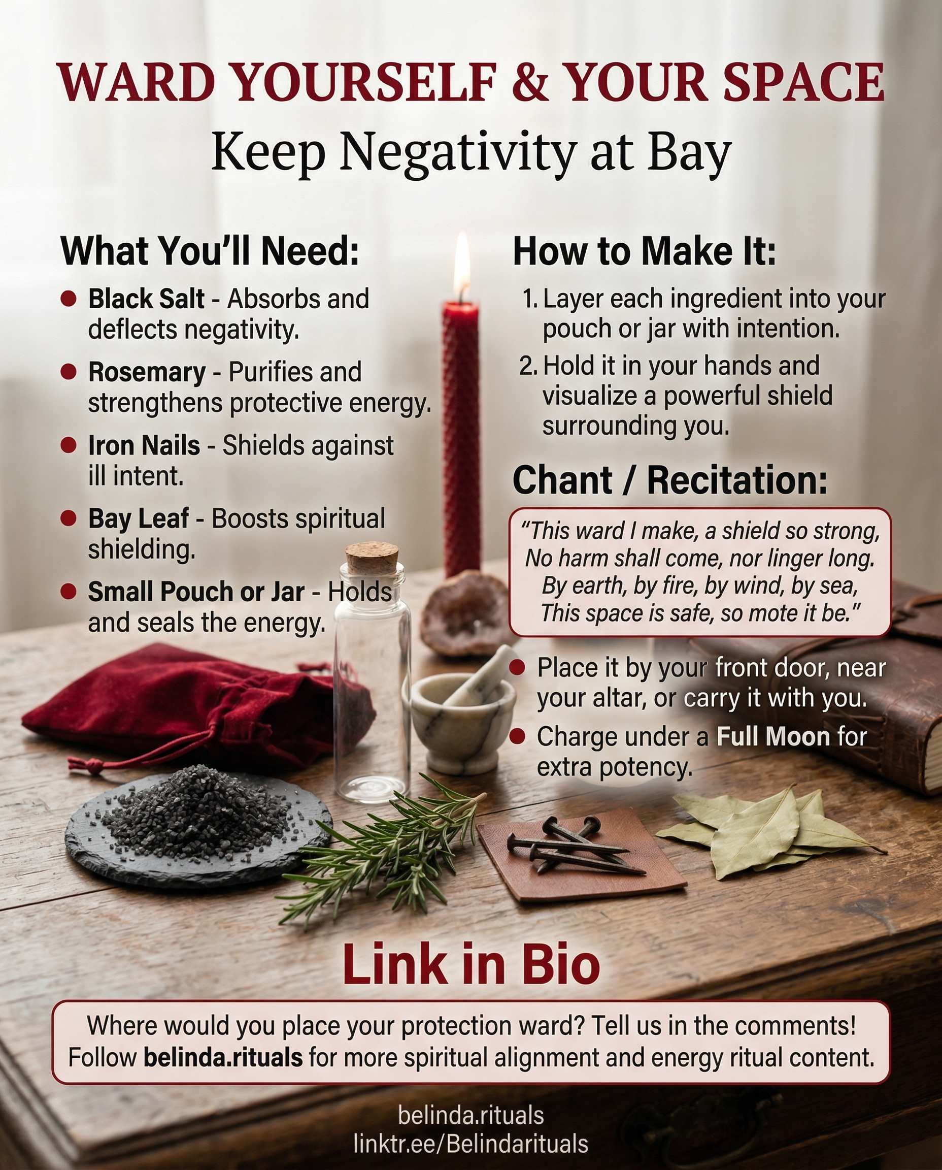 Simple Witch’s Protection Ward to Shield Your Home and Energy