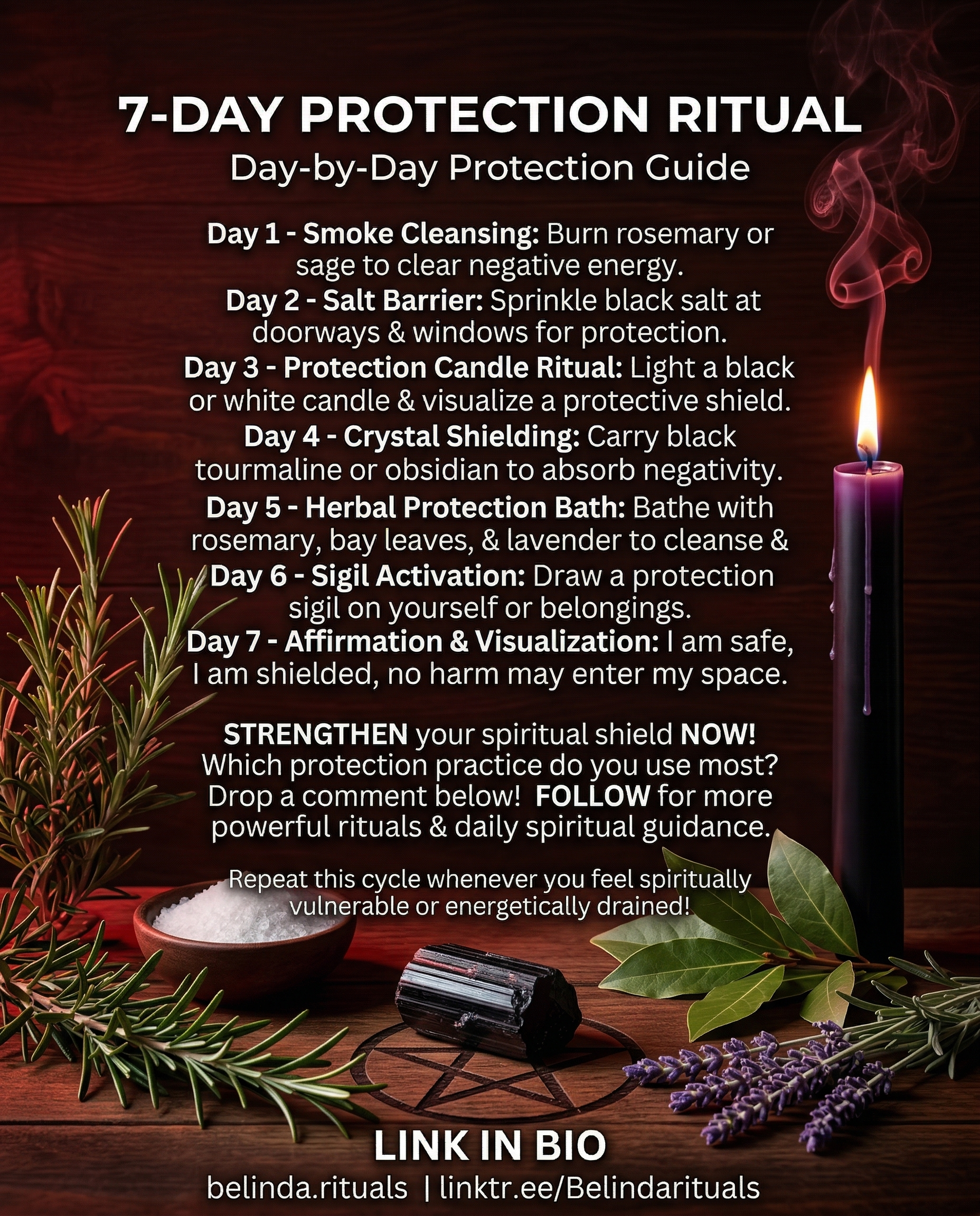 7-Day Spiritual Protection Ritual to Strengthen Your Energy Shield