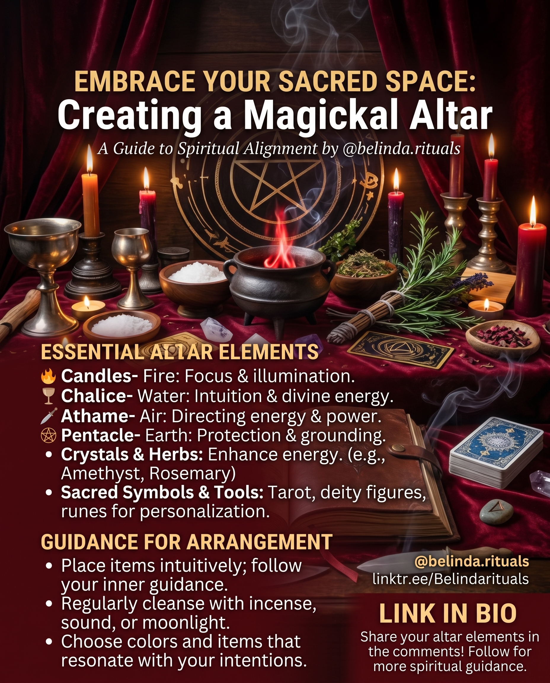 Essential Elements to Create a Powerful Magickal Altar Setup