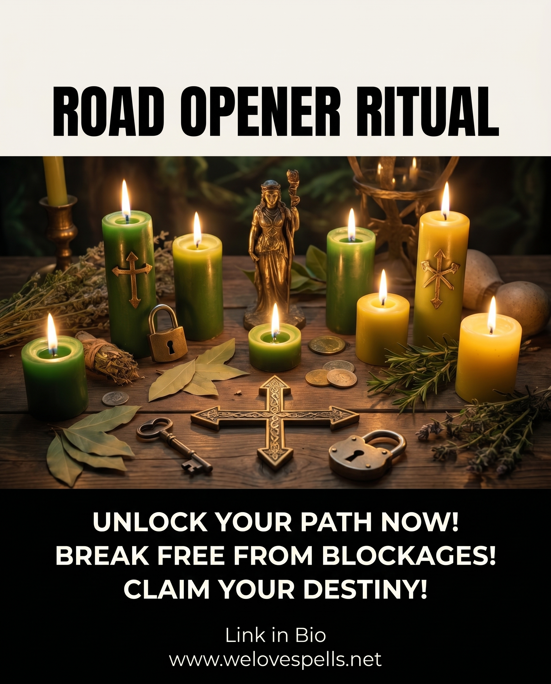Powerful Road Opener Ritual to Clear Obstacles and Attract Success