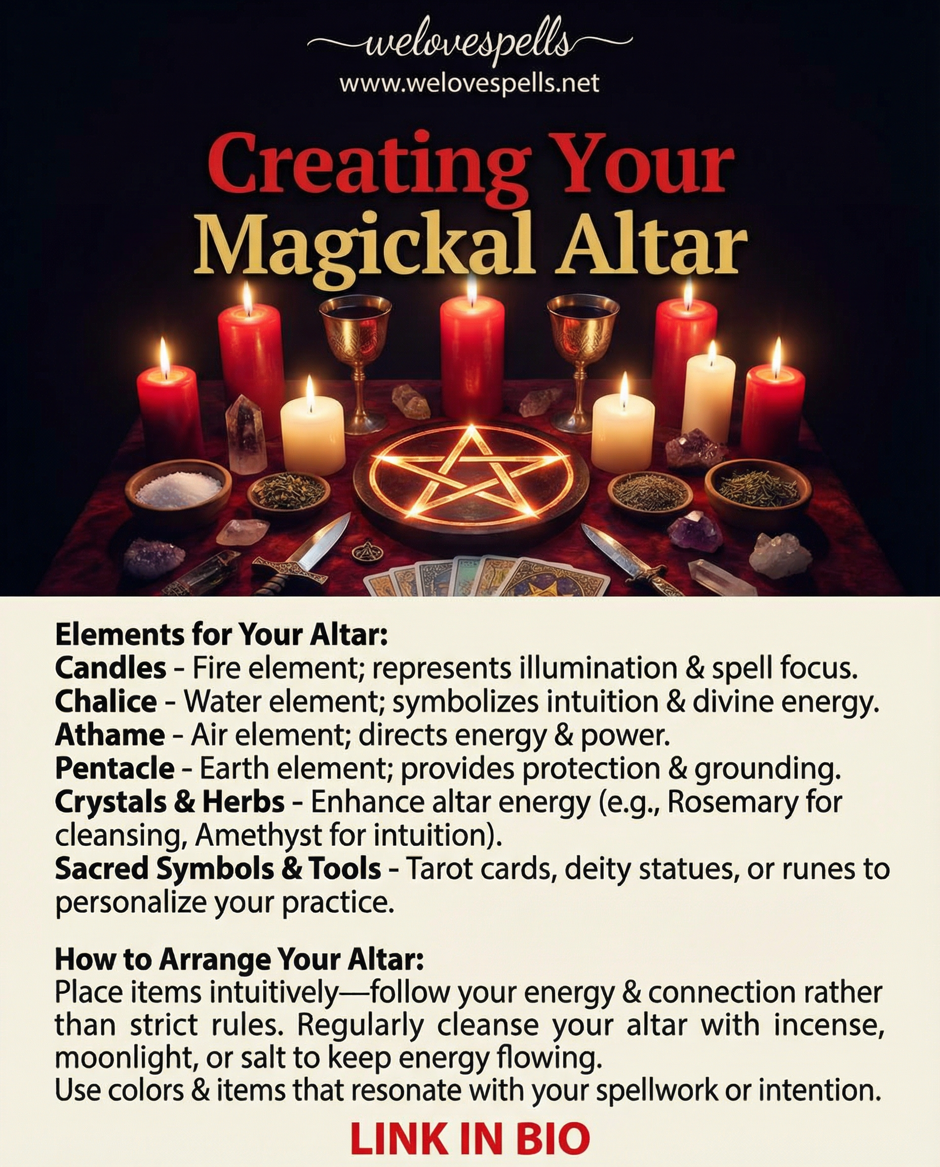 Magickal Altar Setup: Essential Tools & Elements for Your Sacred Space