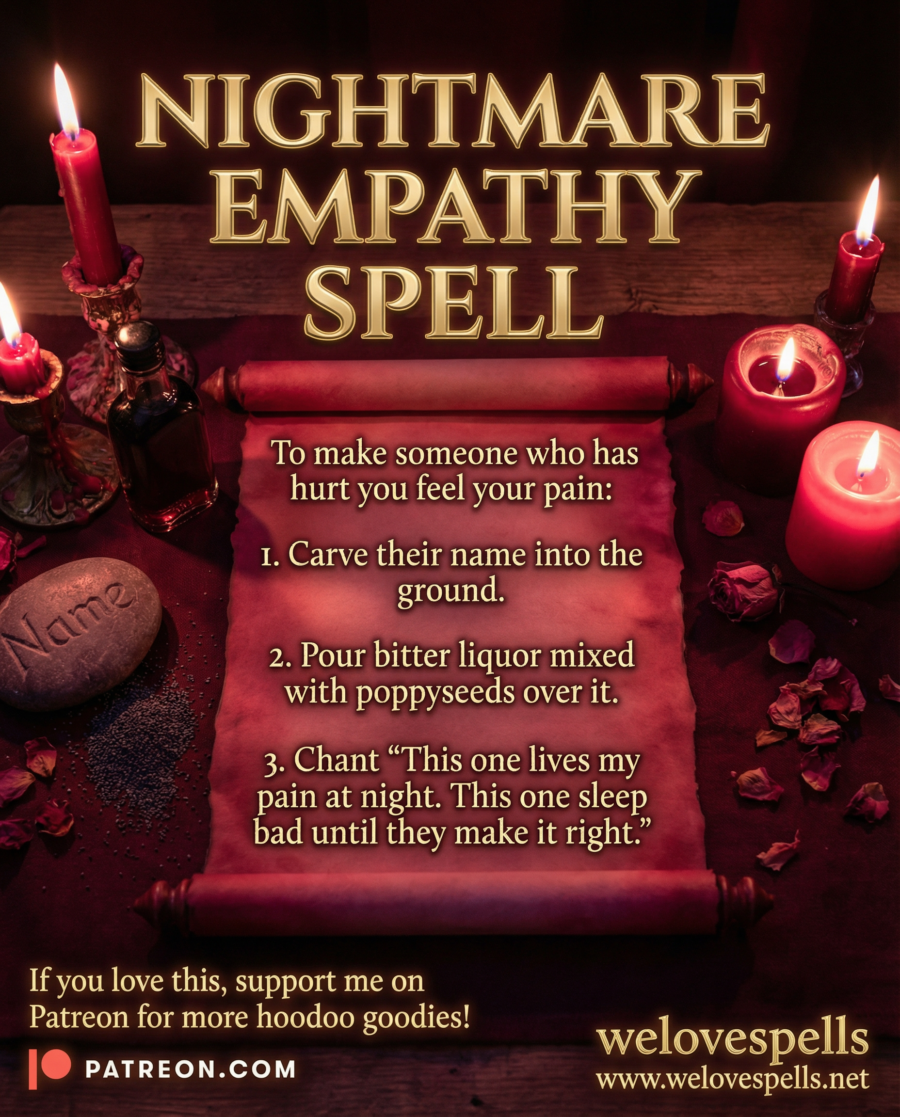 Nightmare Empathy Spell: Make Them Feel Your Pain in Their Dreams