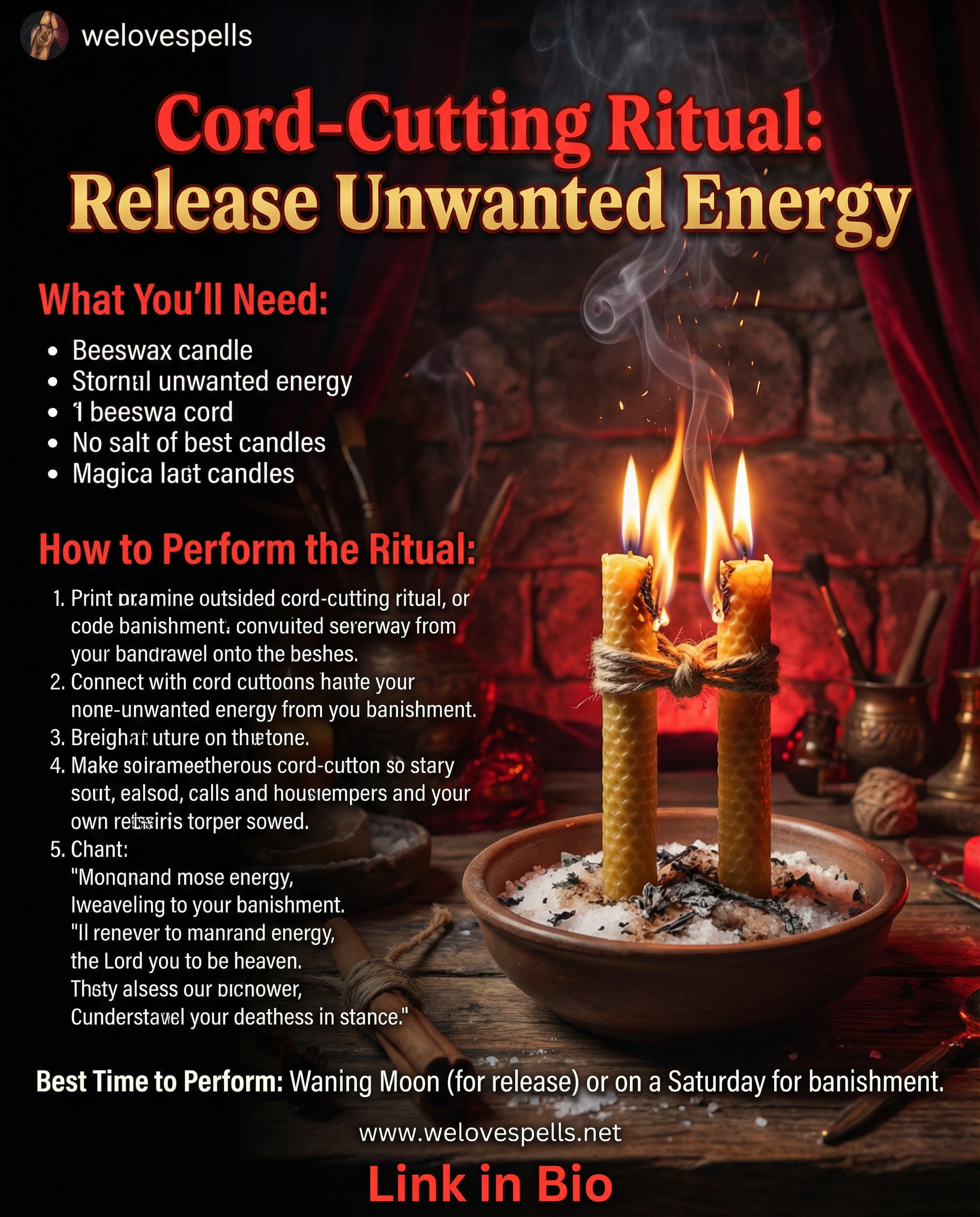 Powerful Fire Cord-Cutting Ritual to Release Negative Energy