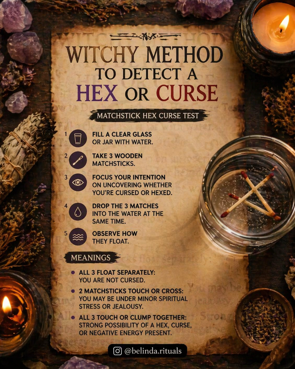 How to Detect a Hex or Curse: A Witchy Method