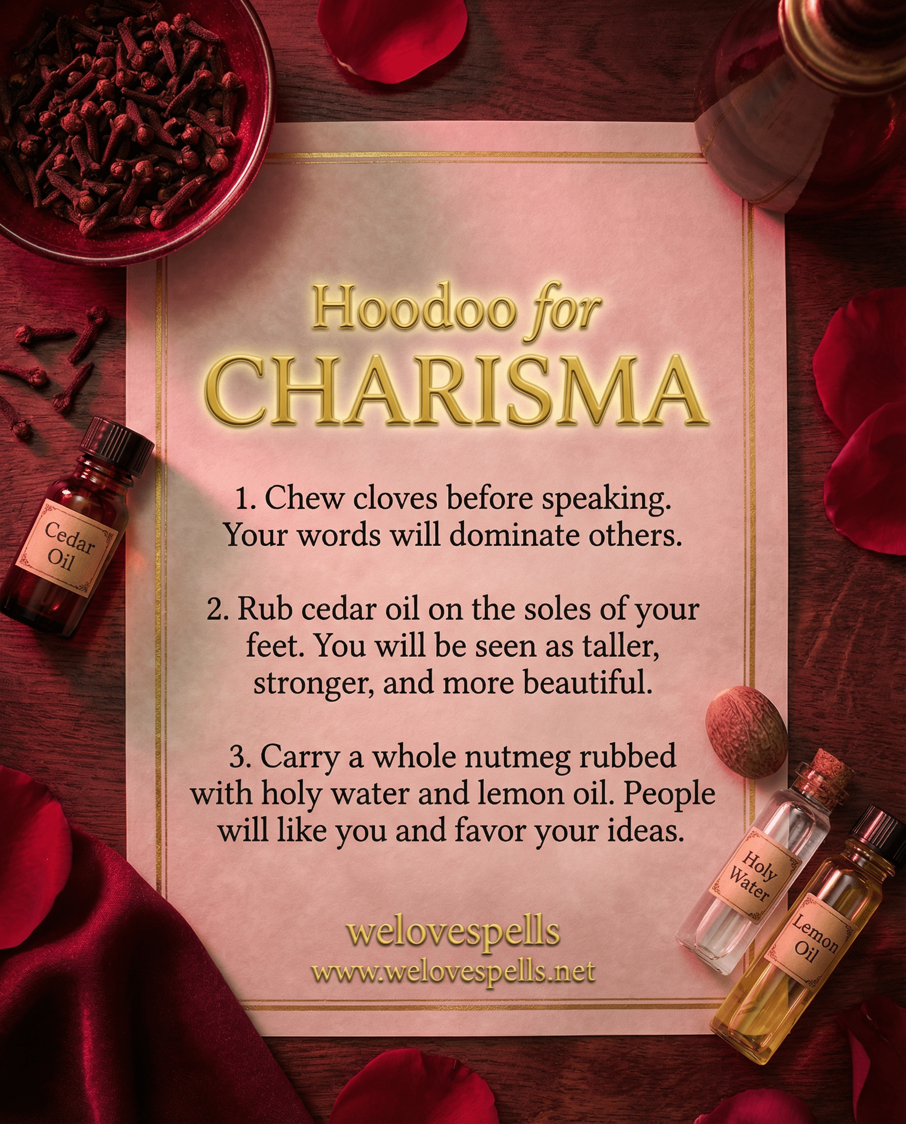 Hoodoo for Charisma: Boost Confidence, Attraction & Magnetic Energy