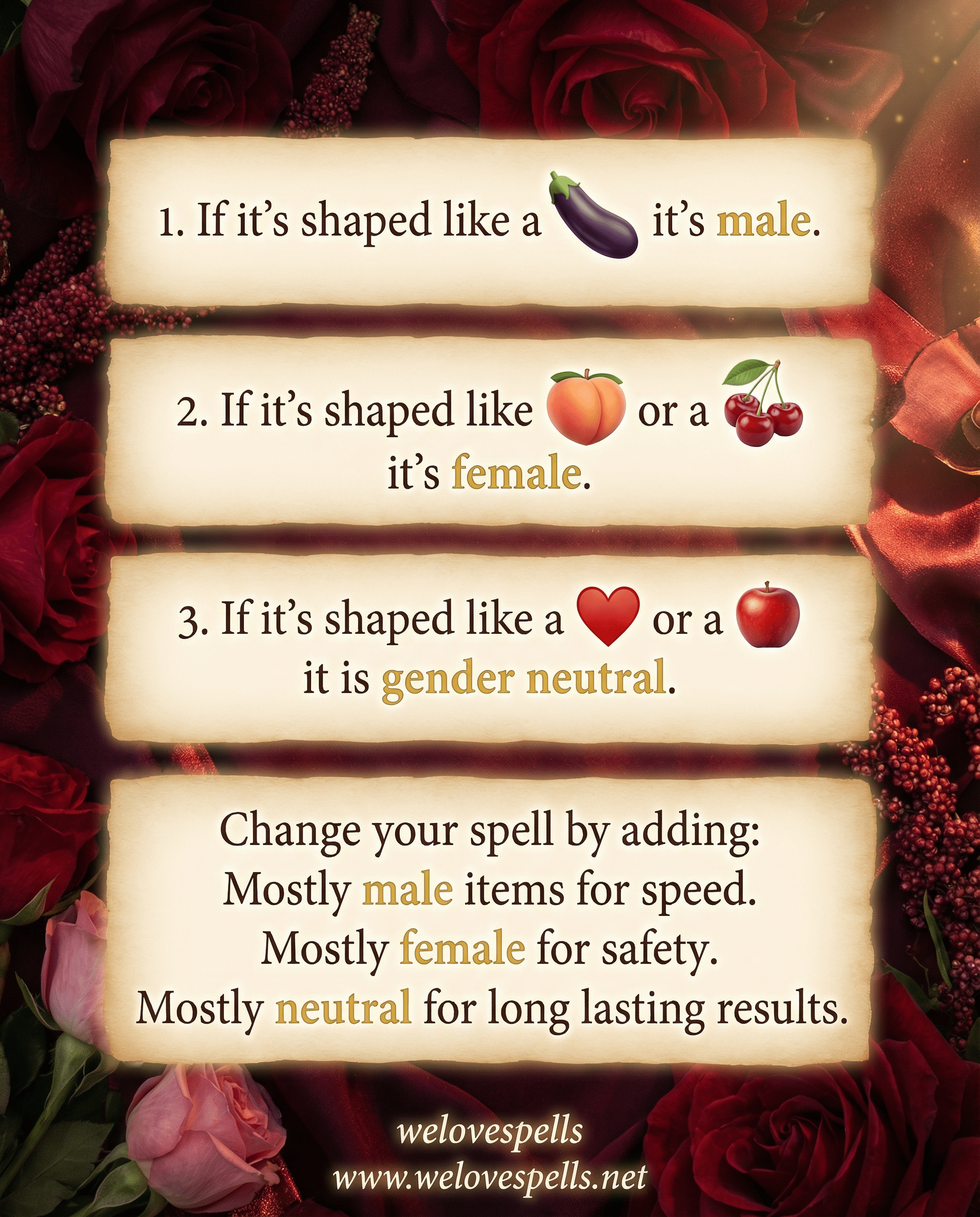 Hoodoo Spells: Gender of Magical Items for Stronger, Faster Results