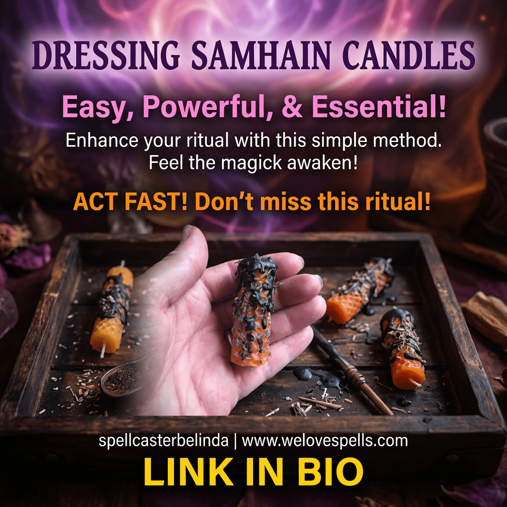 How to Dress Samhain Candles for Powerful Ancestral Magic