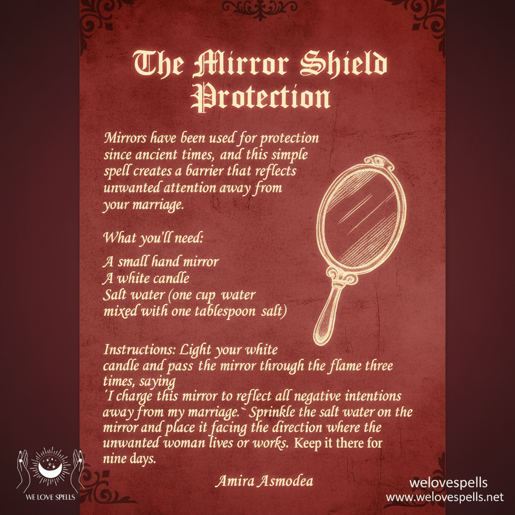 Powerful Mirror Shield Protection Spell for Energy Defense