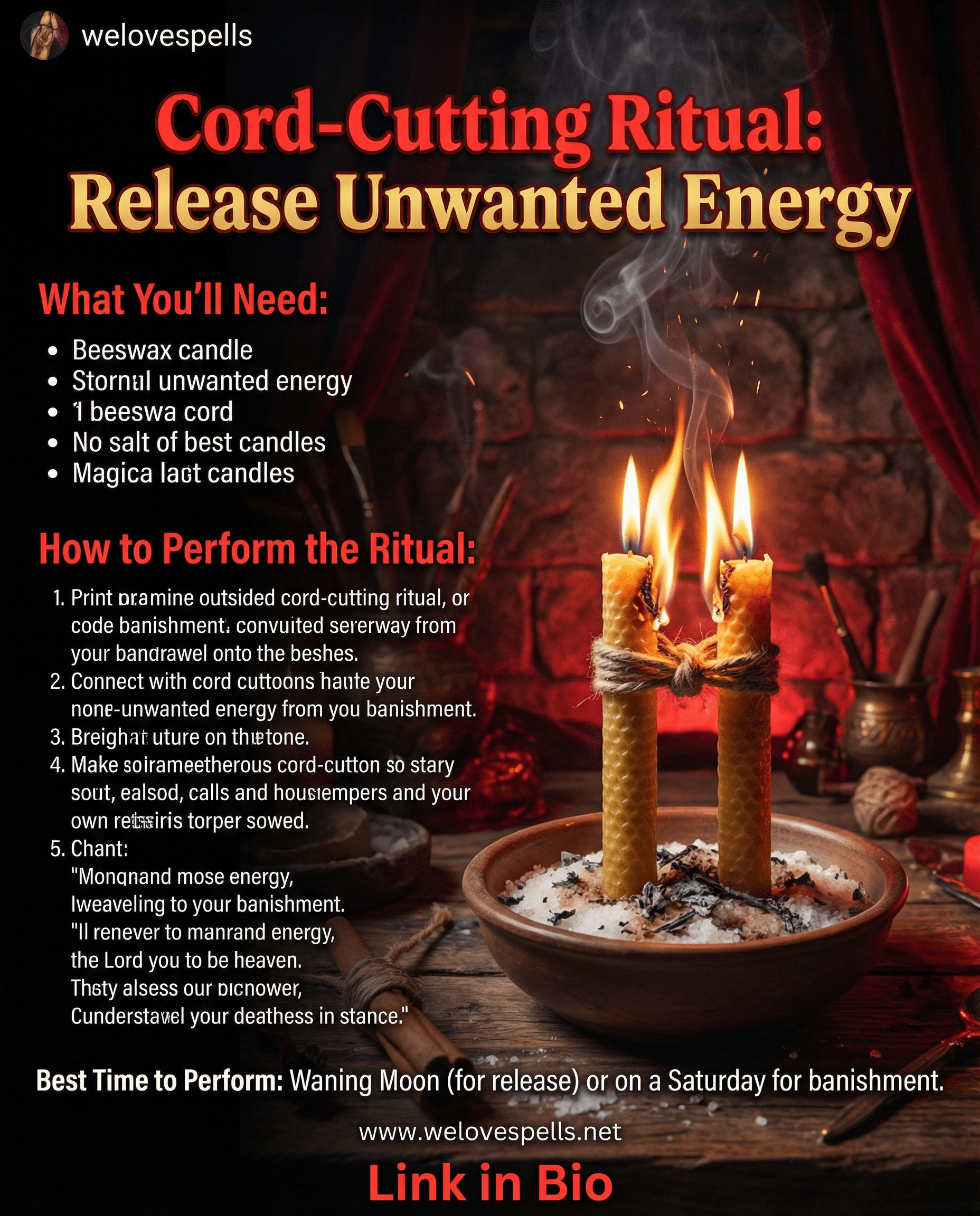 Powerful Fire Cord-Cutting Ritual to Release Negative Energy