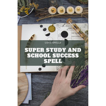 Load image into Gallery viewer, STUDY and SCHOOL Success Spell