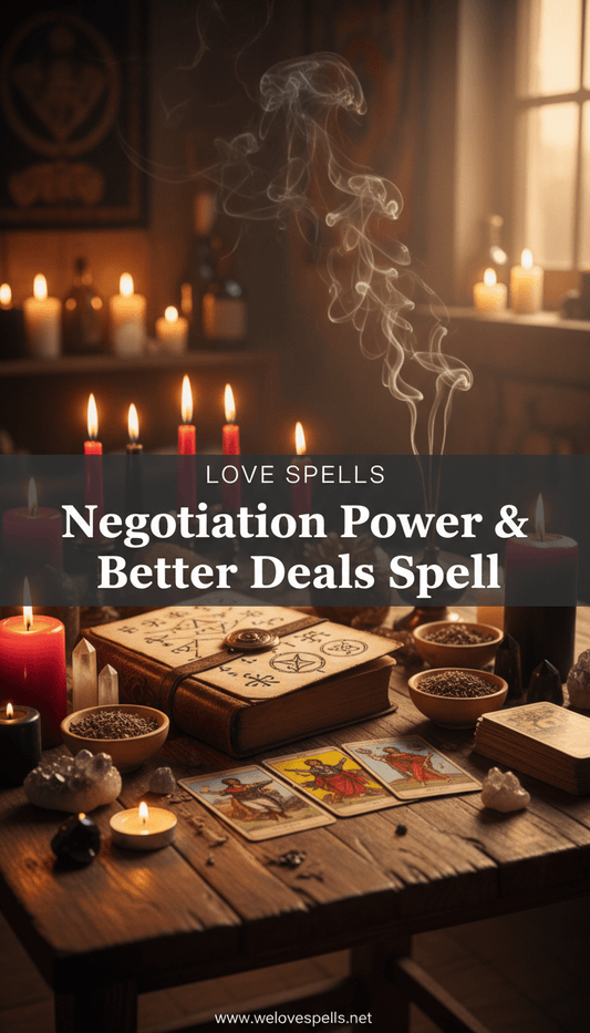 Negotiation Power & Better Deals Spell - We Love Spells