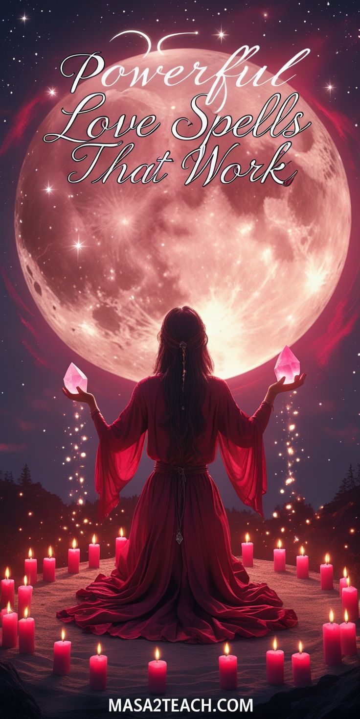 Powerful Love Spells That Work Instantly to Attract True Love