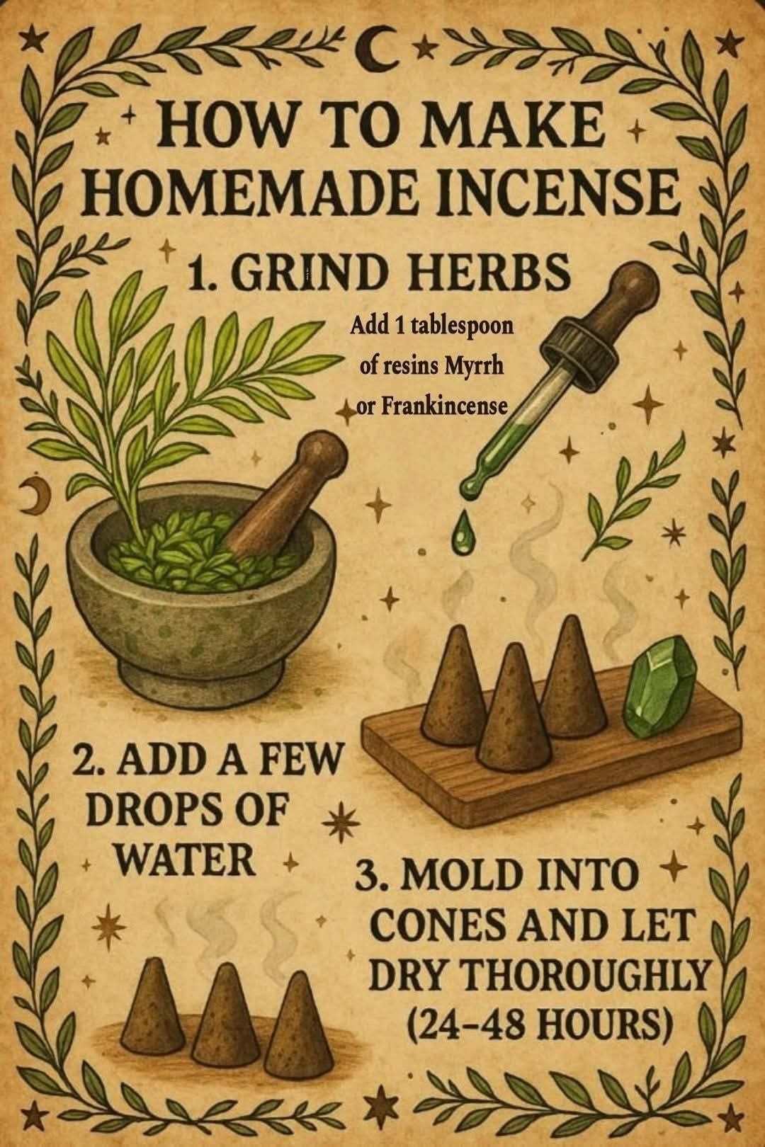 How to make homemade incense