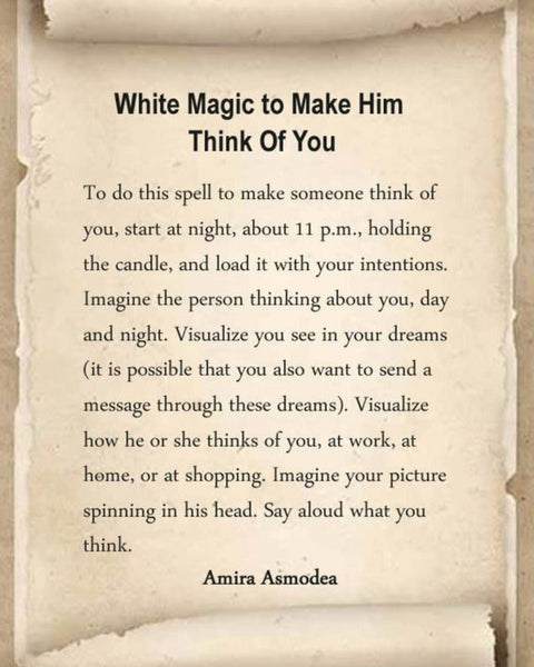 White Magic to Make Him...