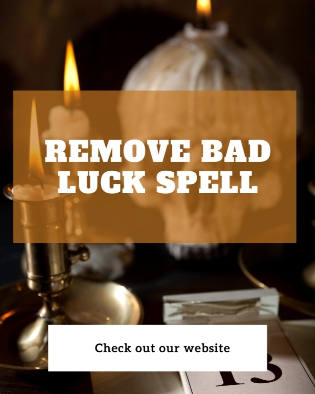 Remove Bad Luck Spell. ... - We Love Spells