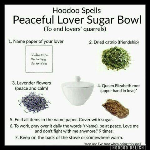 Peaceful Lover Sugar Bowl -... - We Love Spells