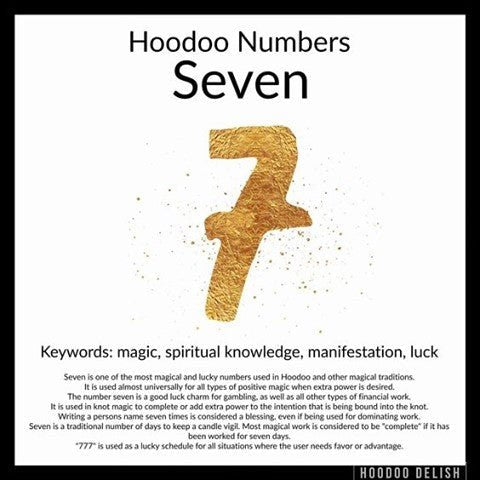 Hoodoo Numbers Seven (7) -... - We Love Spells