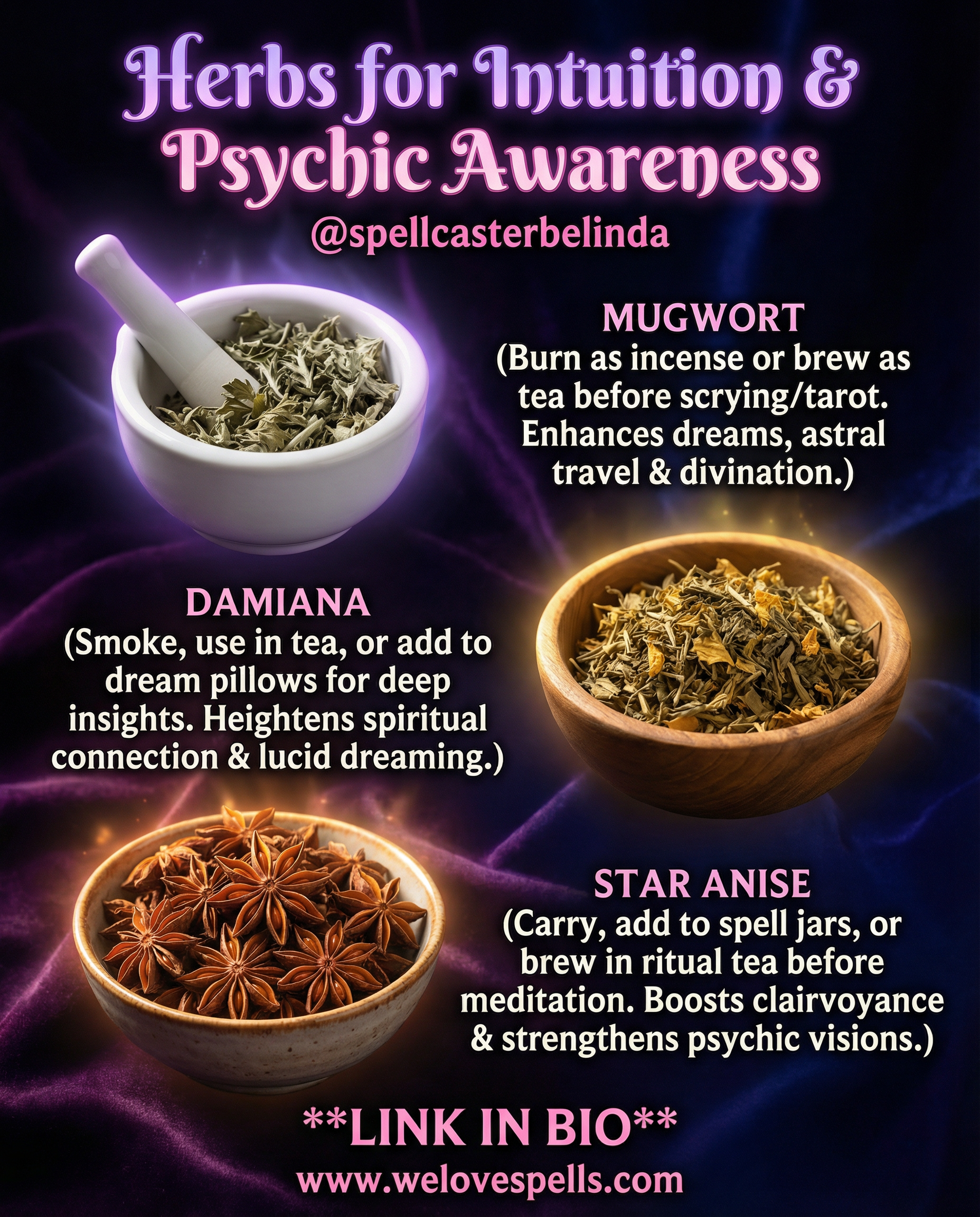Awaken Your Intuition: Powerful Psychic Herbs for Third Eye Magick