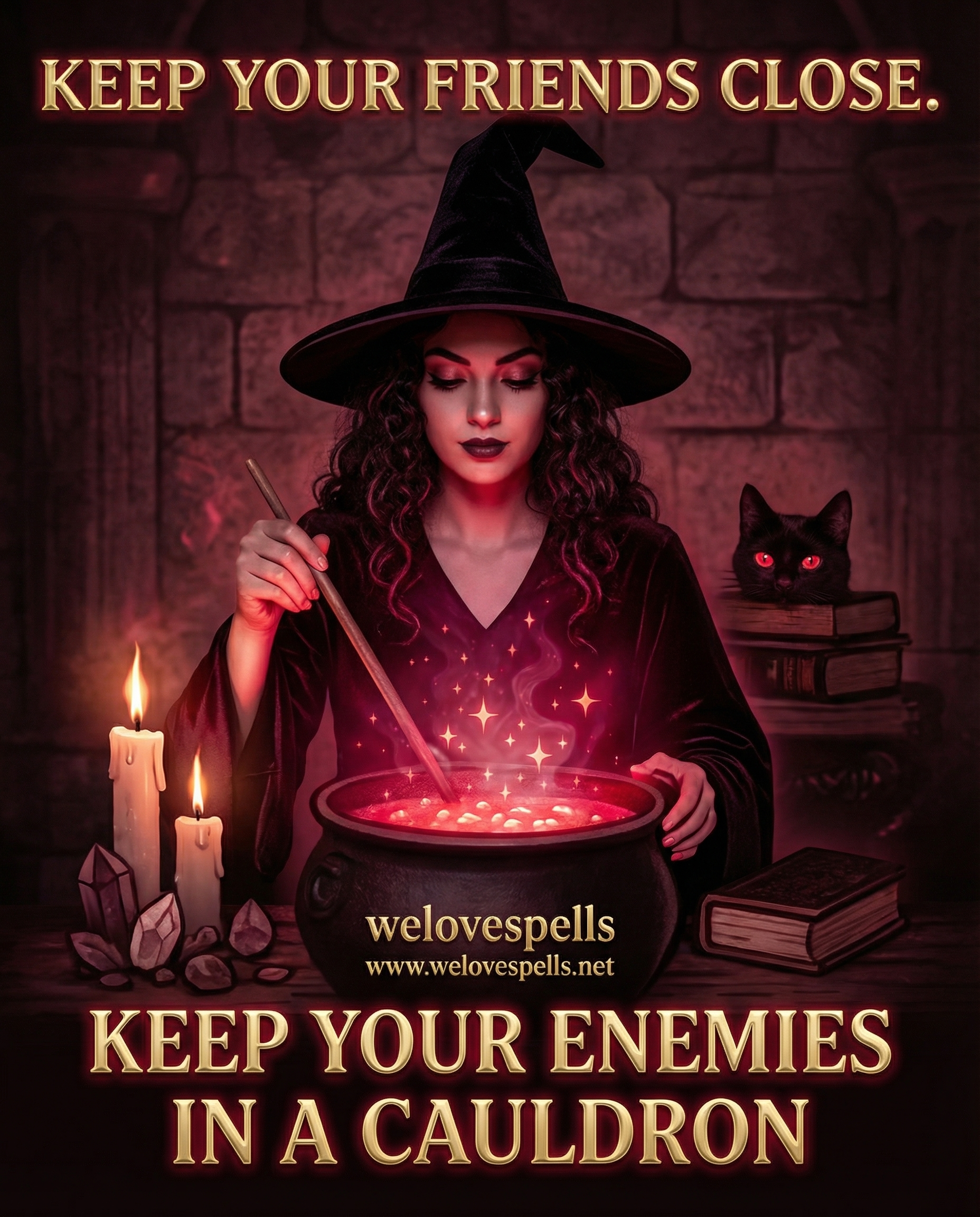 How to Keep Your Enemies in a Cauldron and Friends Even Closer