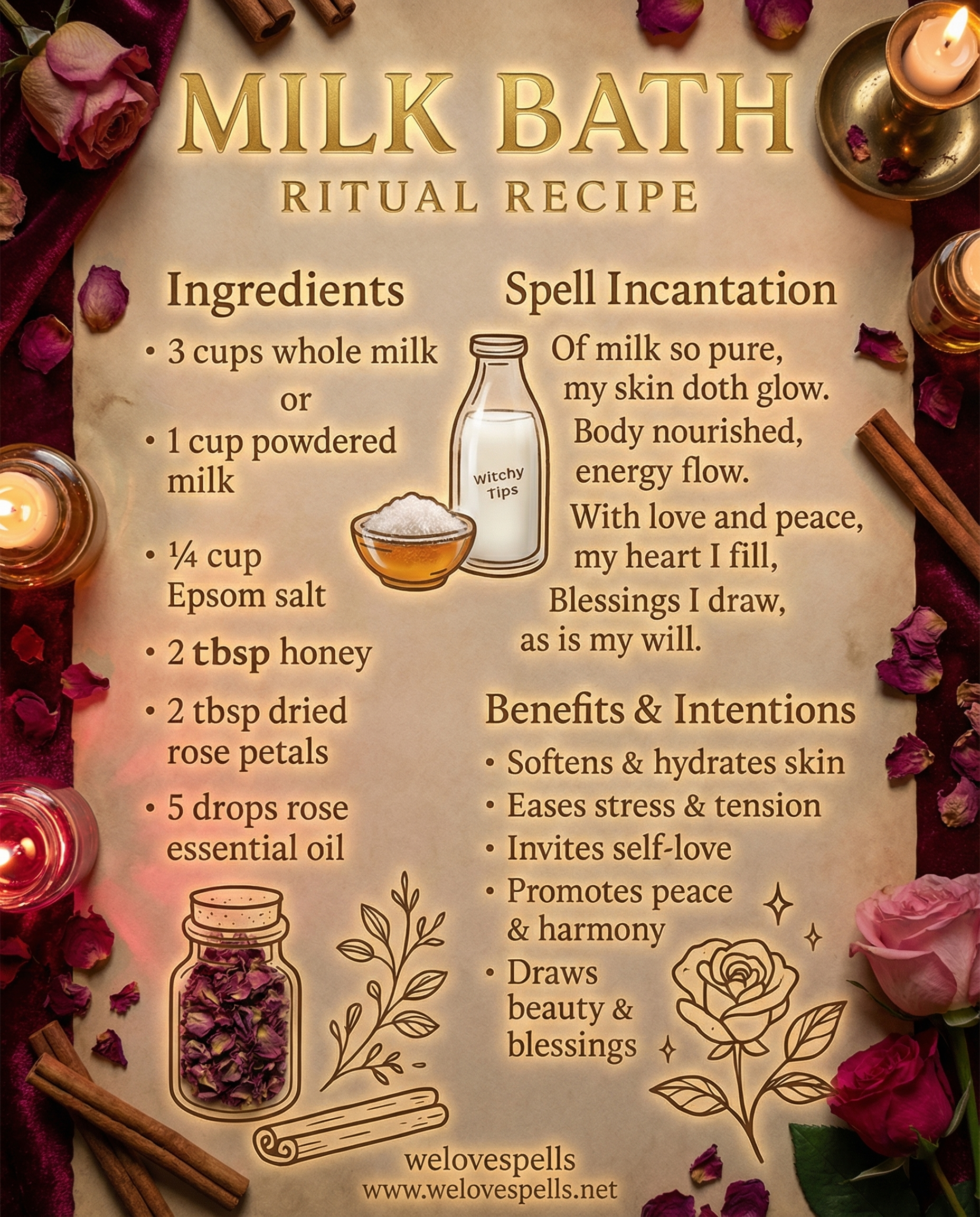 Luxury Milk Bath Ritual Recipe for Glowing, Silky Smooth Skin