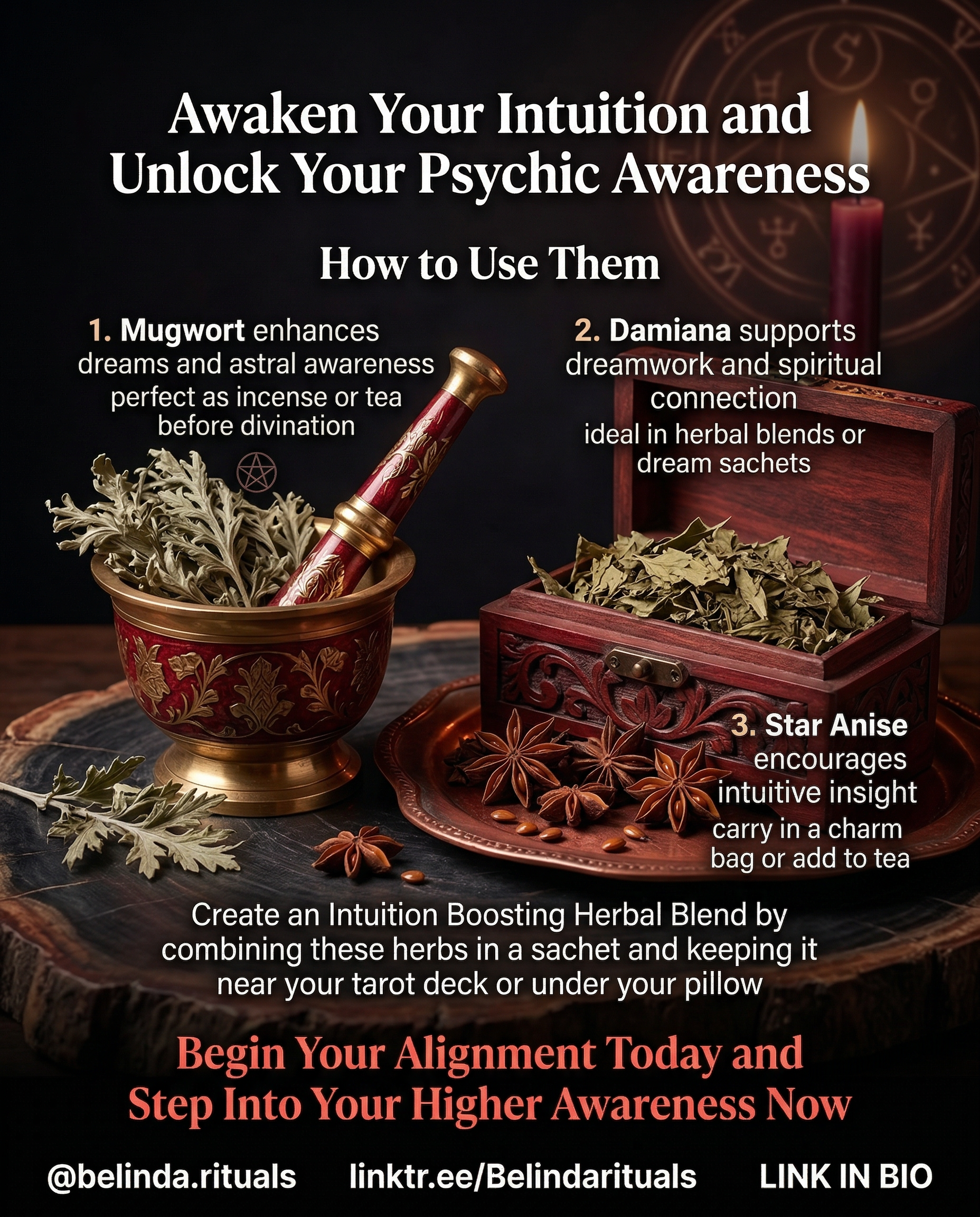 Awaken Your Intuition: Top 3 Herbs for Psychic Awareness & Clarity