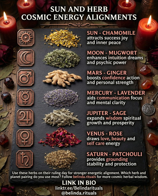 Harness Planetary Magick: Herbs Aligned with Cosmic Energy
