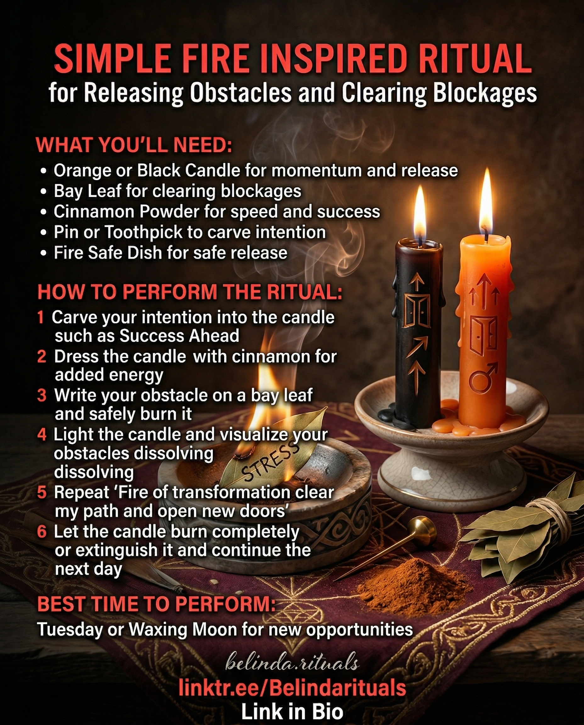 Burn Away Obstacles: A Simple Fire Spell for Success and Renewal