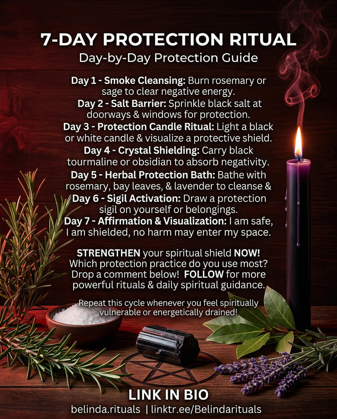 7-Day Spiritual Protection Ritual to Strengthen Your Energy Shield