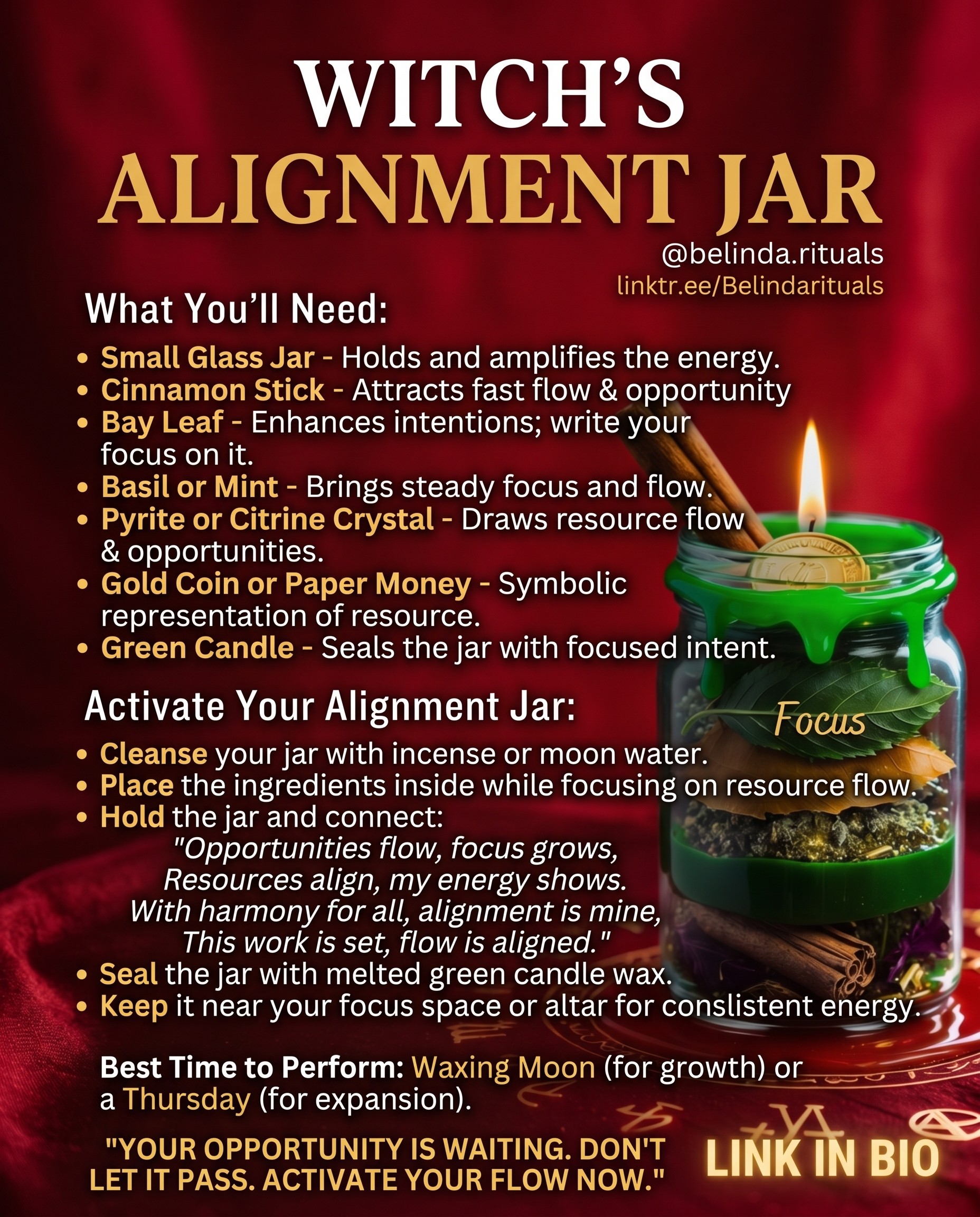 Witch’s Wealth Jar Spell: Manifest Money & Attract Financial Abundance