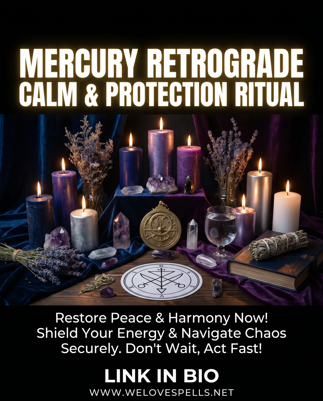 Mercury Retrograde Calm & Protection Ritual