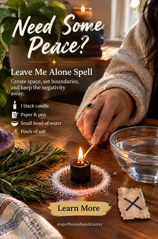 Leave Me Alone Spell