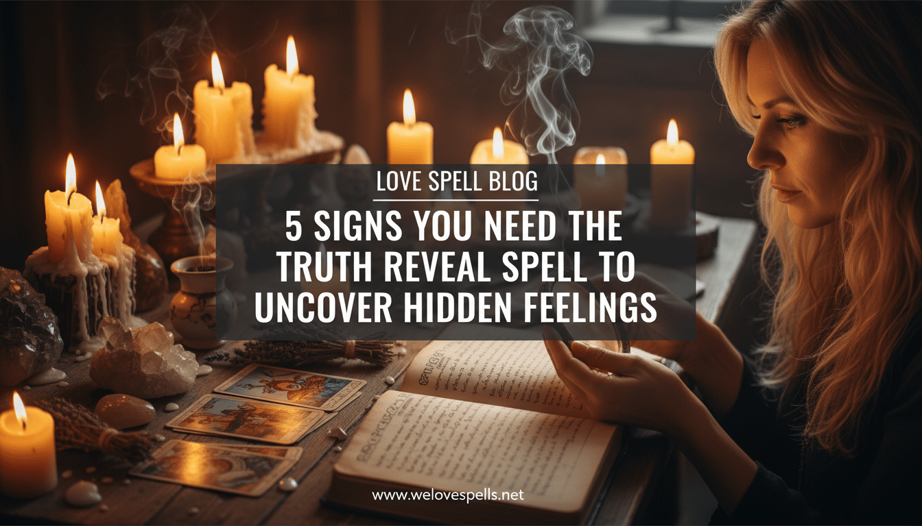 5 Signs You Need the Truth Reveal Spell To Uncover Hidden Feelings – We ...