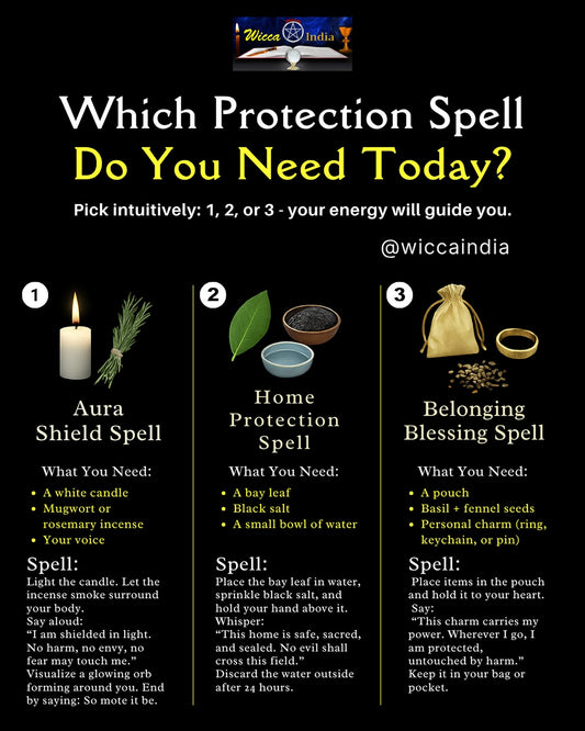 Which Protection Spell Do You Need Today? Let Your Intuition Decide