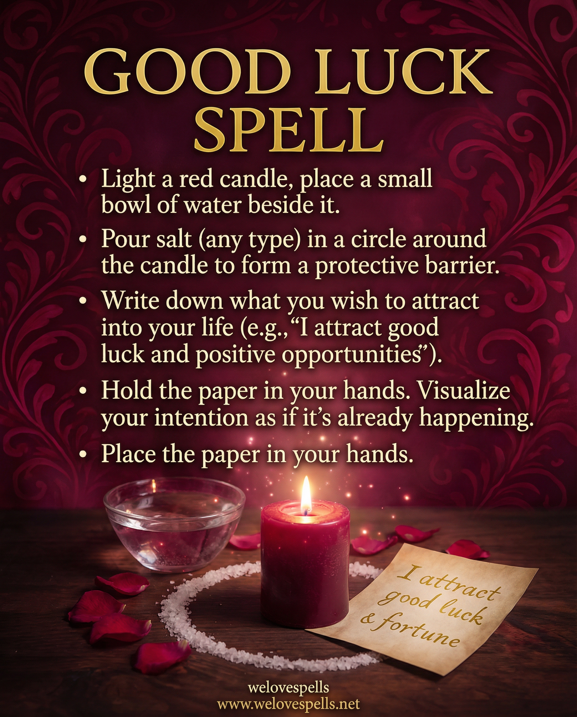 Powerful Good Luck Spell to Attract Success and Positive Energy