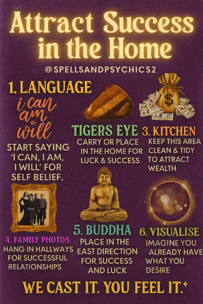 6 Spiritually Aligned Ways to Attract Success in the Home