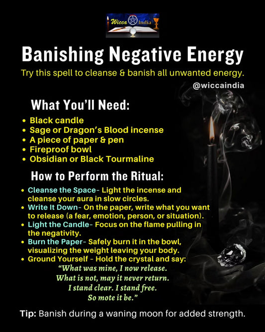 Banishing Negative Energy: A Powerful Fire Ritual to Let Go