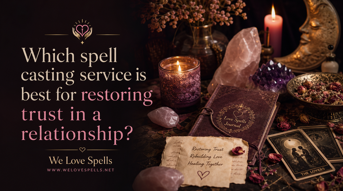 Which spell casting service is best for restoring trust in a relationship?