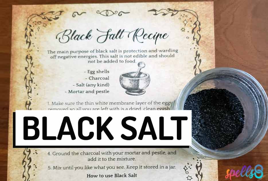 Edible Witch's Black Salt Recipe - We Love Spells