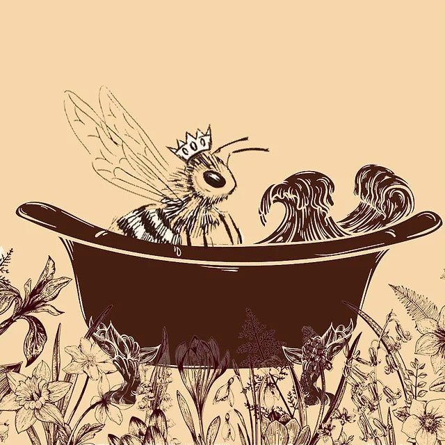 Give Thanks to Garden Bees with a Crystal Charged Bee Bath - We Love Spells