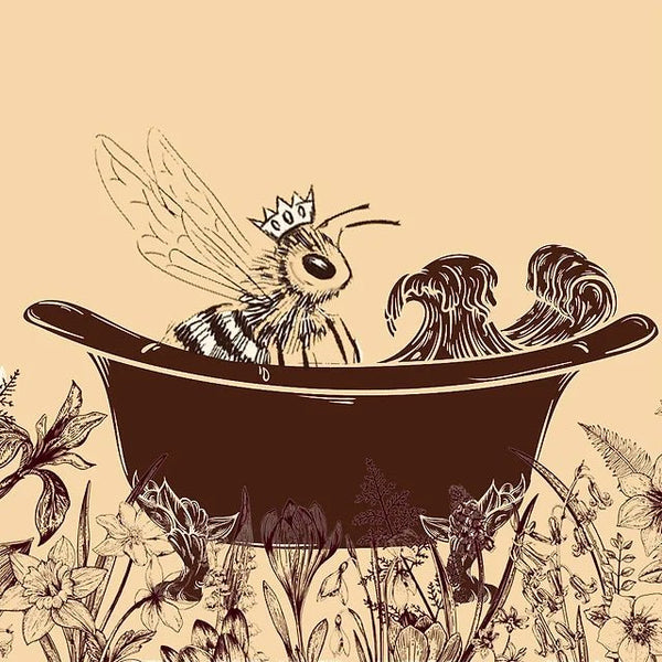 Give Thanks to Garden Bees with a Crystal Charged Bee Bath