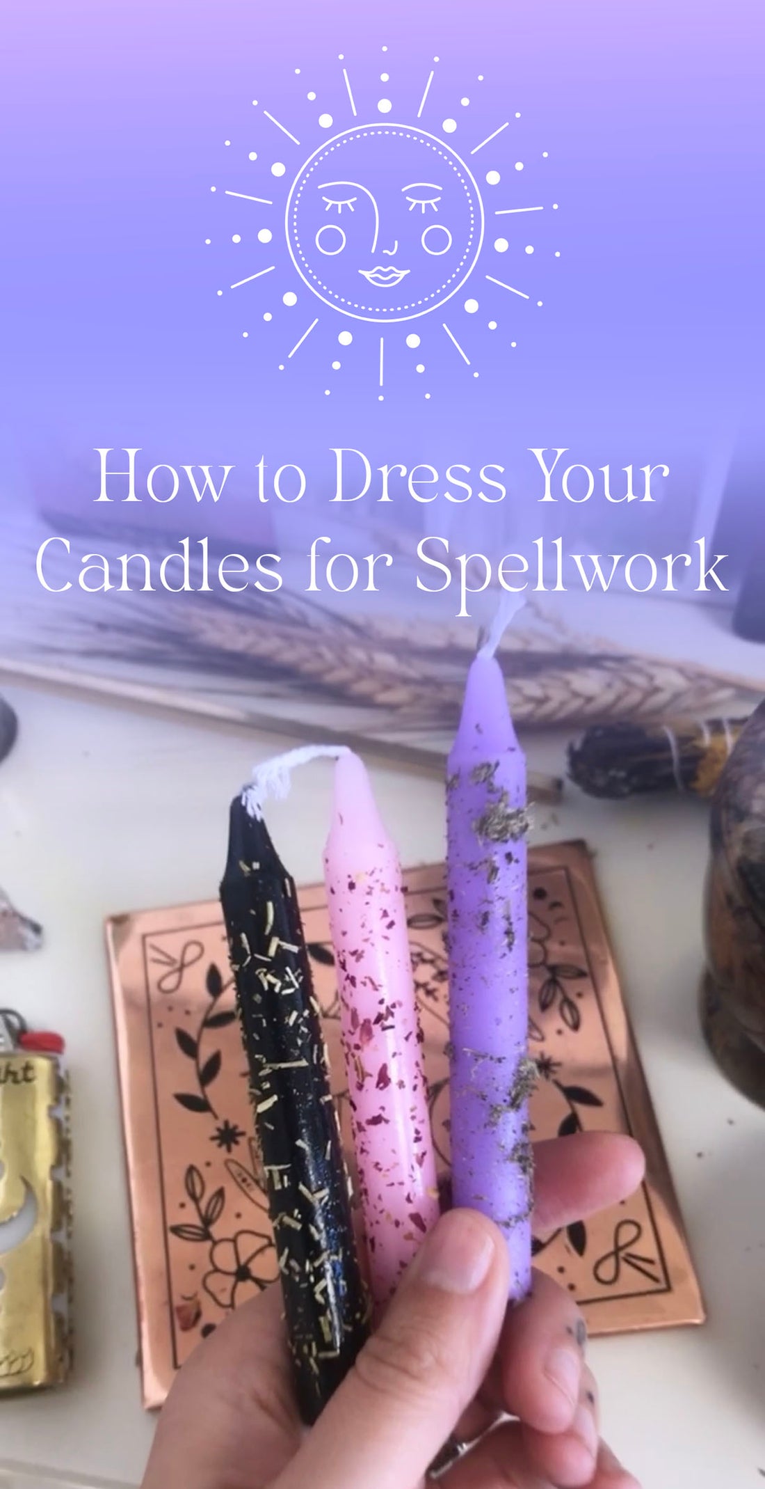 How to Dress Spell Candles: Candle Magic - We Love Spells