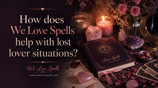 How does We Love Spells help with lost lover situations?