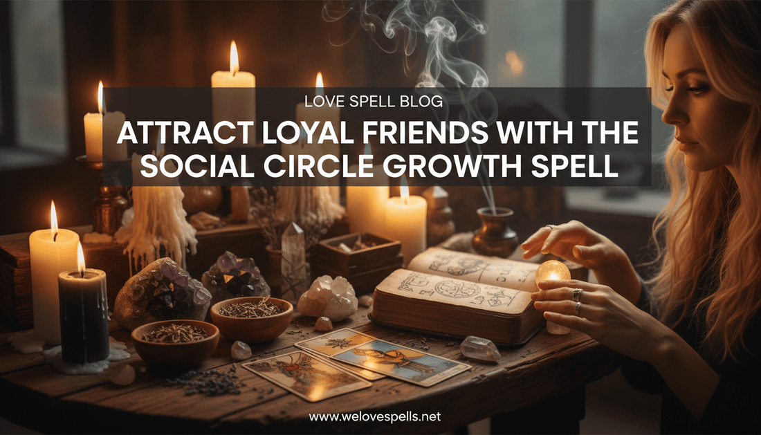 Attract Loyal Friends With the Social Circle Growth Spell - We Love Spells