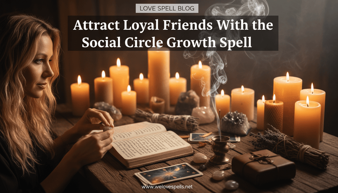 Attract Loyal Friends With the Social Circle Growth Spell - We Love Spells