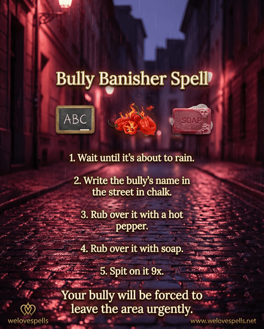 Bully Banisher Spell: Powerful Hoodoo Protection & Banishment Magic - We Love Spells