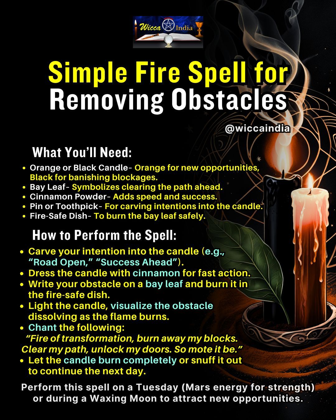 Burn Away Your Blocks: A Simple Fire Spell for Manifesting Success - We Love Spells