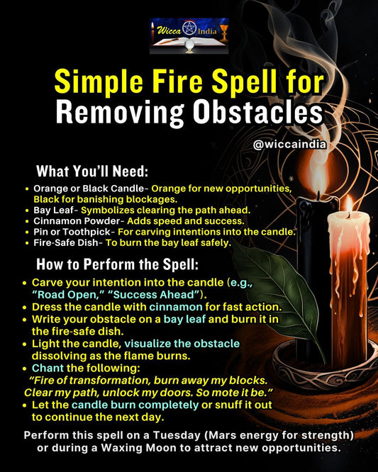 Burn Away Your Blocks: A Simple Fire Spell for Manifesting Success - We Love Spells
