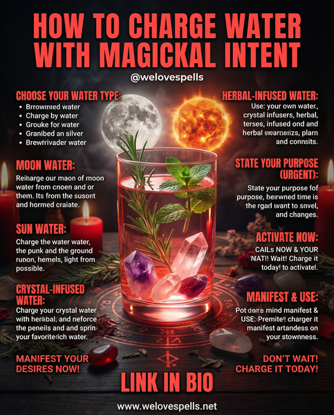 How to Charge Water with Magickal Intent for Powerful Witchcraft