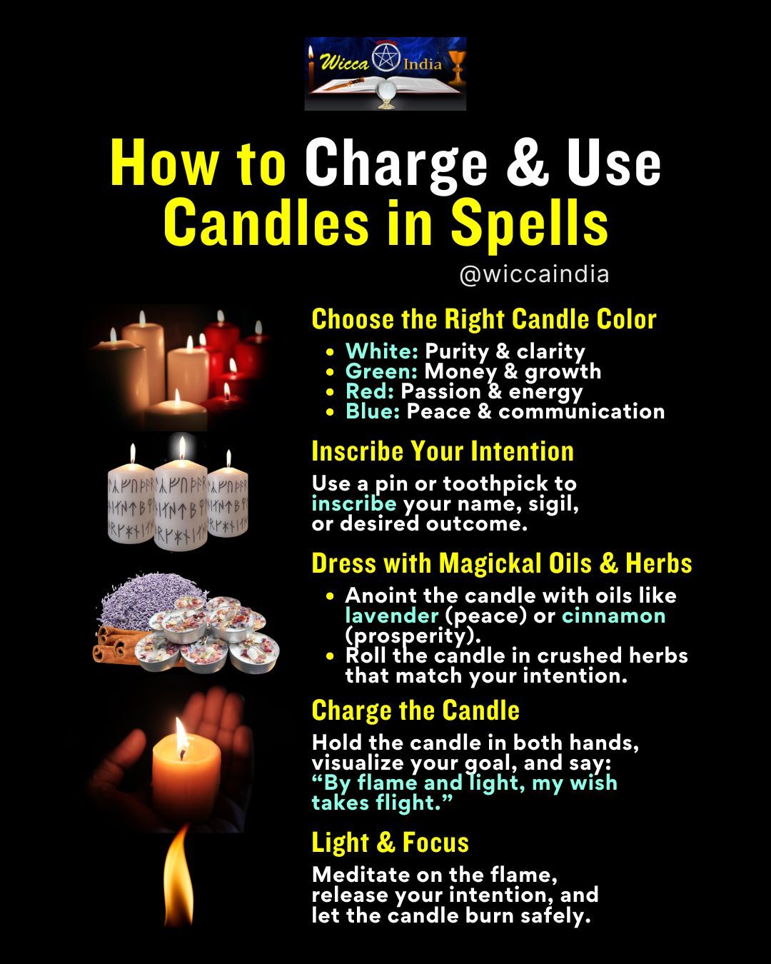 Candle Magick for Beginners: How to Charge and Use Candles in Spells - We Love Spells